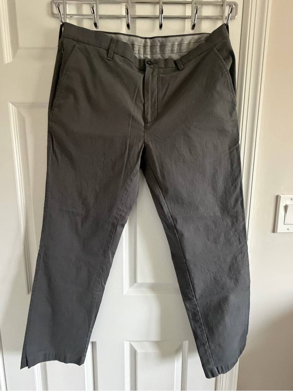 Cole Haan Men's Charcoal Gray Chino Pants